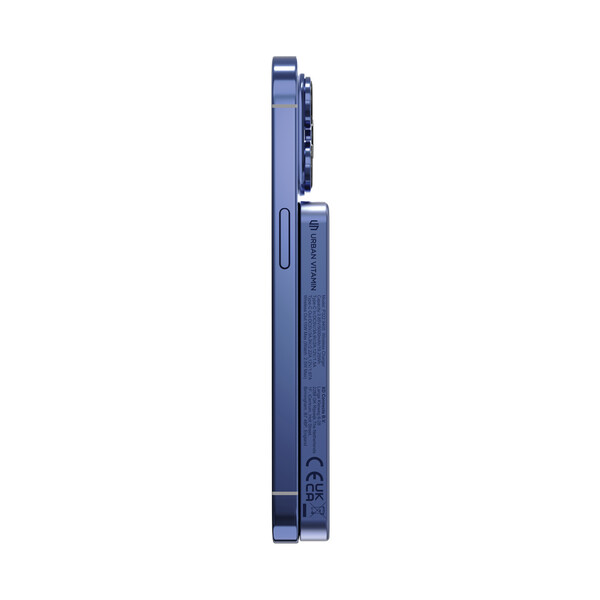 Powerbank magnétique 5000 mAh et 15W Urban Vitamin Marin - Bleu