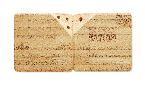 Bamboo salt & pepper set Both