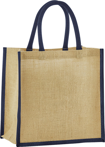 Jute Shopper Mini Westford Mill | W 477 - Natural / Navy / onesize