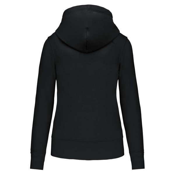 LADIES' ECO-FRIENDLY ZIPPED HOODED SWEATSHIRT