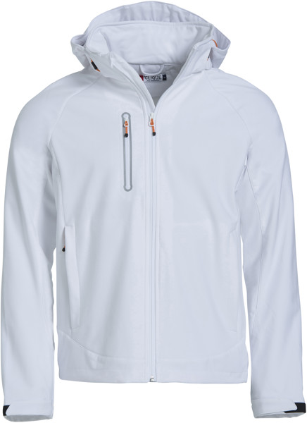 Men's 3-Layer Softshell Jacket Clique | Milford Jacket Men - White / M