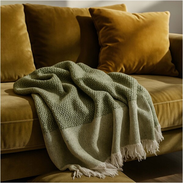 Telo fouta 100 x 170 cm Citizen Green Seafou - Giallo