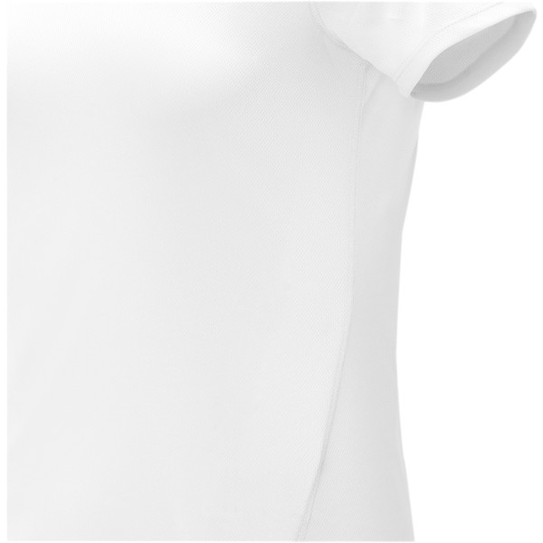 Polo Deimos en tissu léger et à manches courtes pour femme - Blanc / S