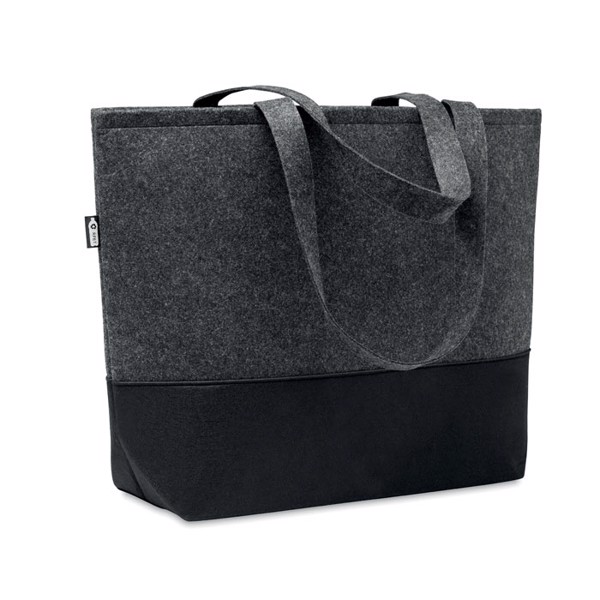 RPET felt shopping bag Duo Indico