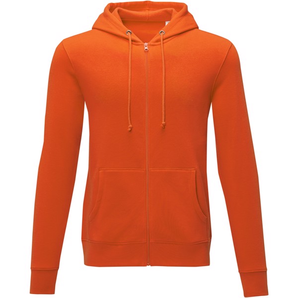 Sweat à capuche zippé Theron pour homme - Orange / 3XL