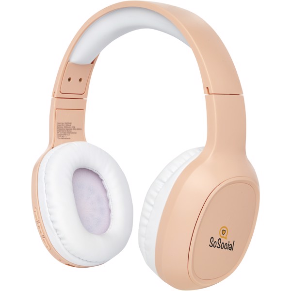 Riff wireless headphones with microphone - Pale Blush Pink