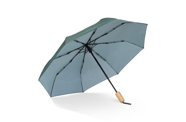 Toppoint dežnik R-PET auto open, premer 94 cm - Temno zelena