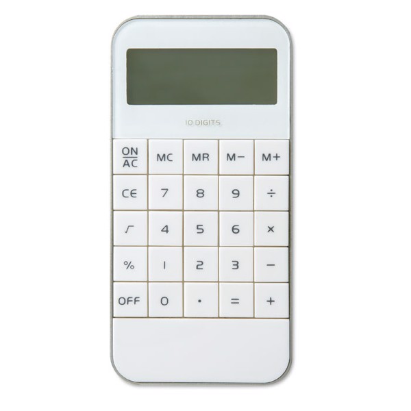 Zack calculator 10 digit display, ABS
