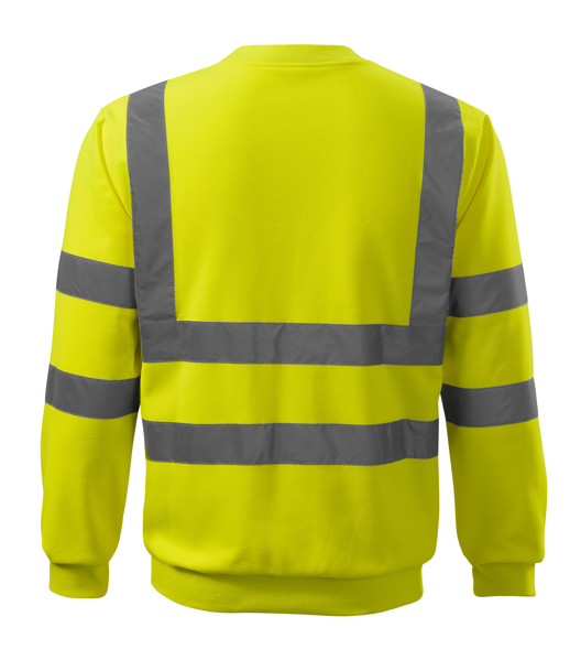 Mikina Unisex Rimeck® Hv Essential - Fluorescenční Žlutá / XL