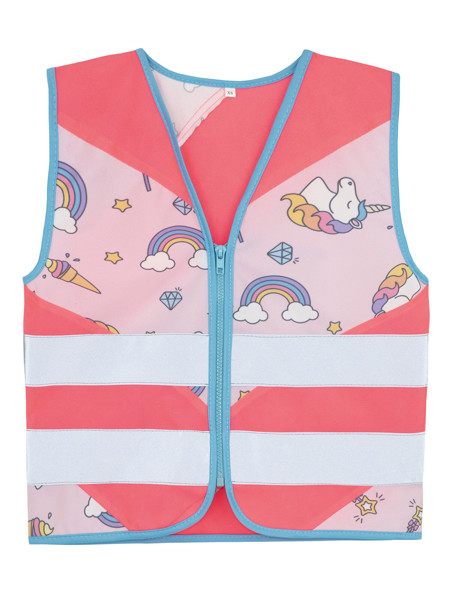 Children's Safety Vest Action - Neon Pink / XXS