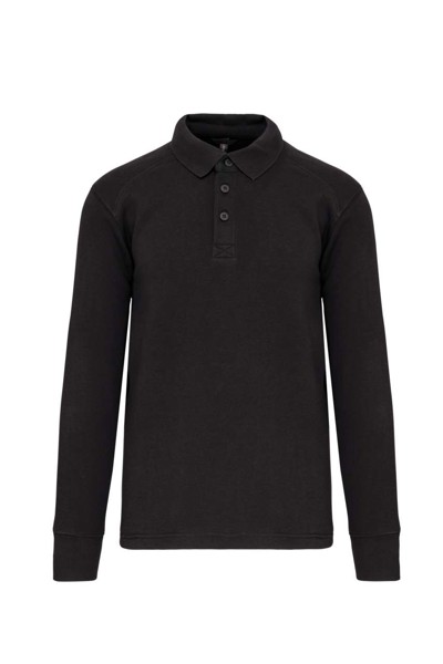 Majica s polo izrezom - Tamno Siva / XS