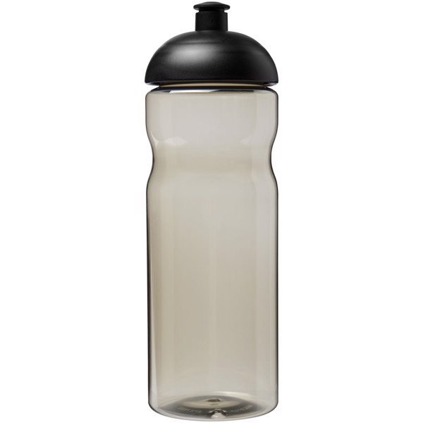 Športová fľaša H2O Eco 650 ml s kupolovitým uzáverom - Uhľová / Jednofarebná čierna