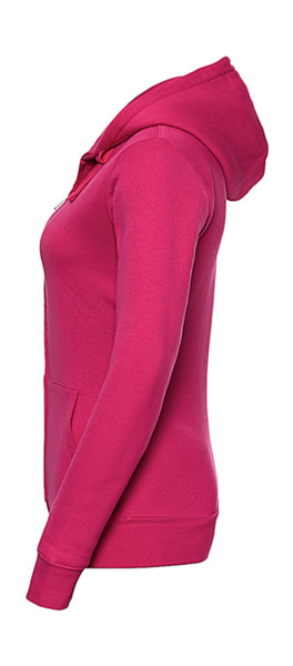 Ladies' Authentic Zipped Hood - White / L