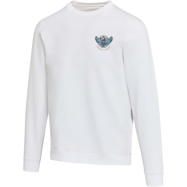 Jasper unisex svetr s kulatým výstřihem z organického recyklovaného OCS materiálu o gramáži 280 g/m² - Bílá / XS