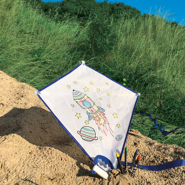 Colouring kite ELLEN - White