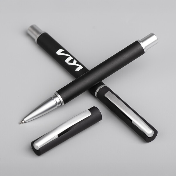LYD Roller - BND182RB - Stylo à bille roulante en acier inoxydable recyclé