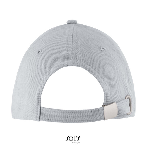 LONG BEACH FIVE PANEL CAP - Pure GreyM