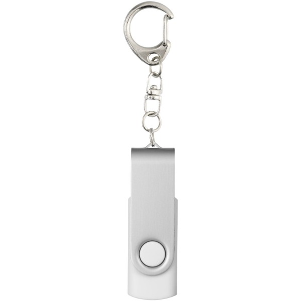 Rotate with Keychain - White / 4GB