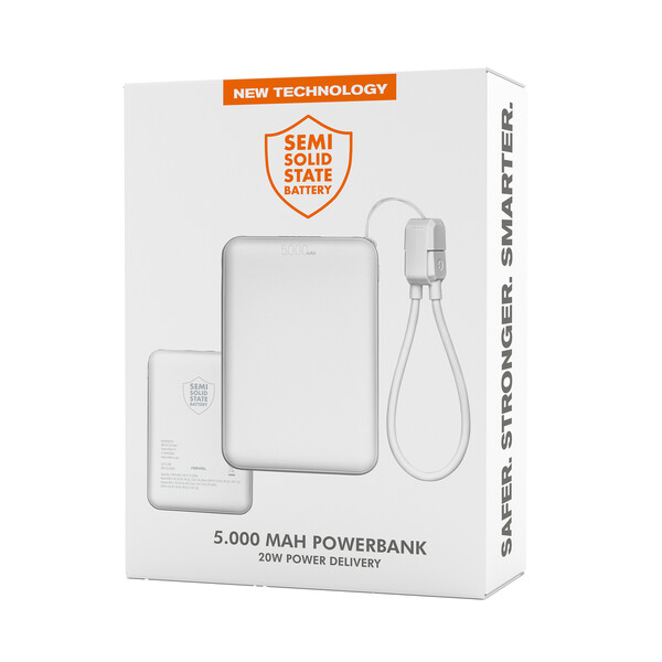Powerbank WATTRON CORE V - blanc