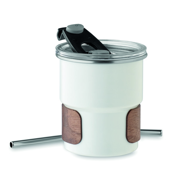 Single wall tumbler 260 ml Mate - White