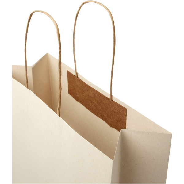 Agricultural waste 150 g/m2 paper bag with twisted handles - XX large