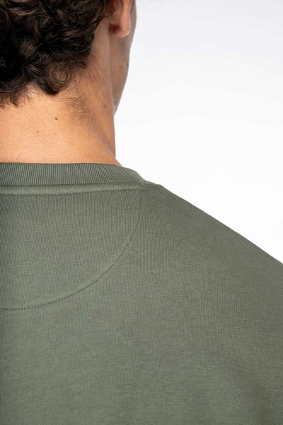 Unisex Eco-Friendly Oversized French Terry T-Shirt - Ivory / XL