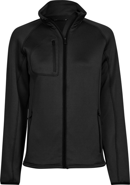Ženska jakna iz flisa Tee Jays | TJ 9101 - Črna / 2XL