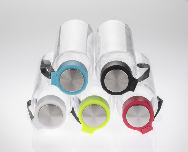 Butelka CLEAR 500 ml - Czerwony