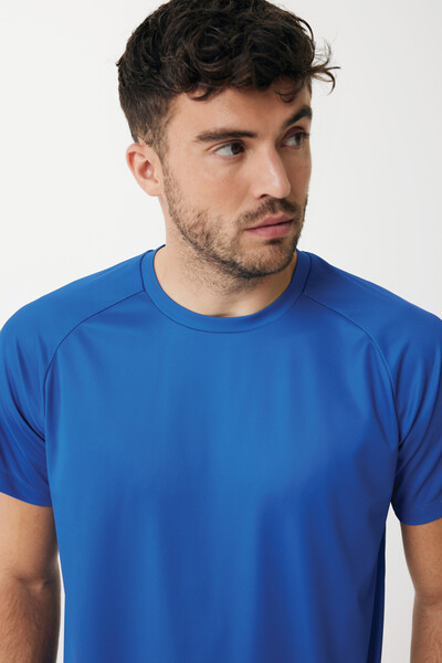 T-shirt sport séchage rapide polyester recyclé IQONIQ Tikal - Bleu Royal / 4XL