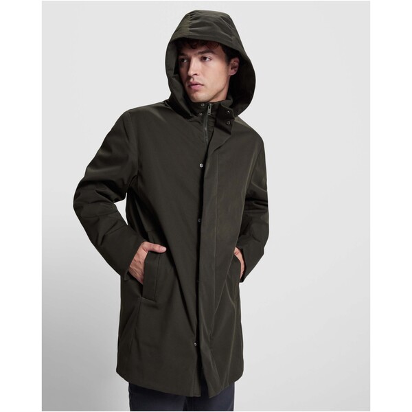 Dome padded unisex parka jacket - Black / L