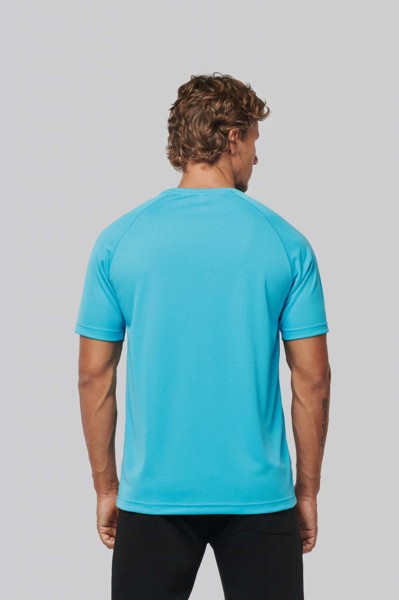 Men's Short-Sleeved Sports T-Shirt - White / 2XL