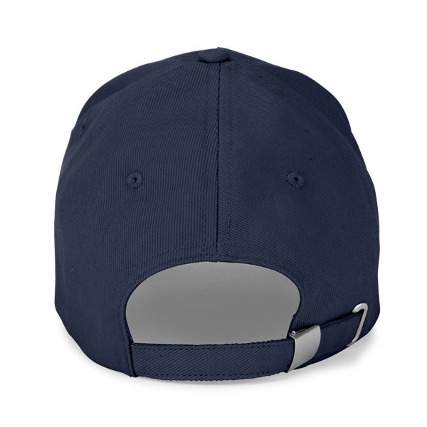 ASHTON. Čepice ze 100% bavlny (260 g/m²) s 5 panely - Námořnická Modrá