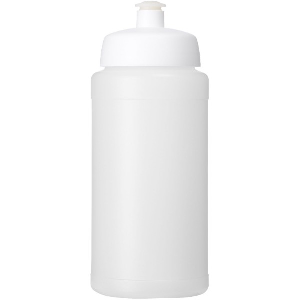 Bouteille Baseline® Plus 500ml avec couvercle sport - Translucide / Blanc