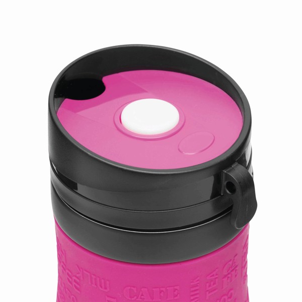 Isolierbecher Golden Dream - Magenta / Schwarz