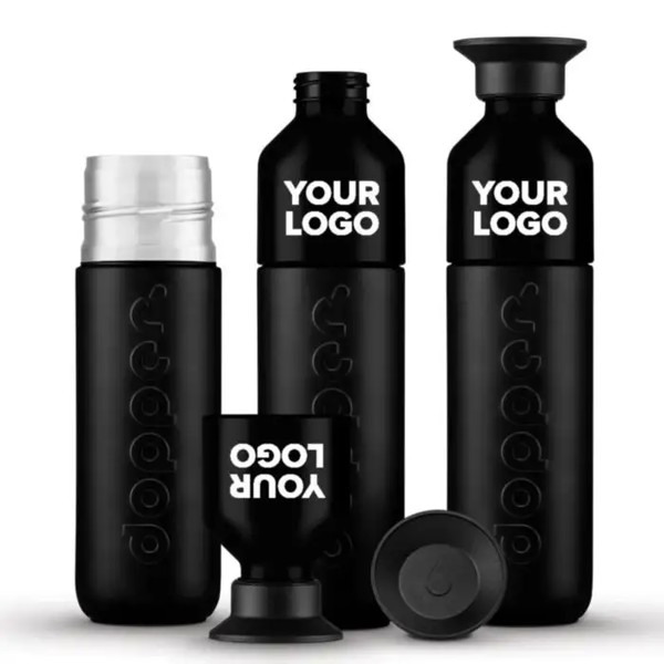 Garrafa Dopper Blazing Black Isolada 350 ml