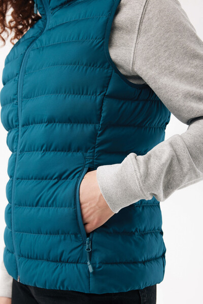Dámská vesta IQONIQ Meru z recykl. polyesteru - Dark Teal / XL