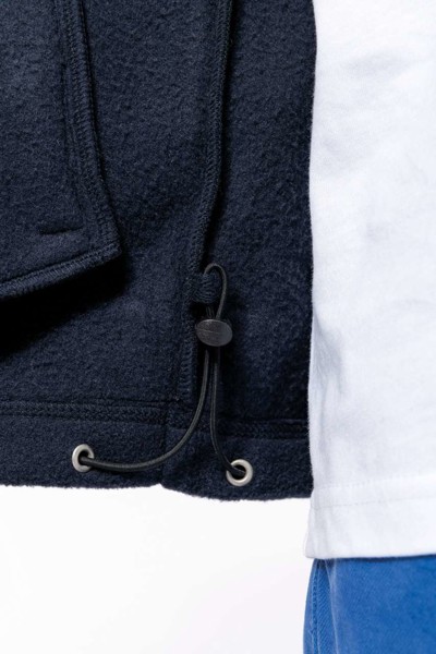 Unisex Microfleece Elasticated Jacket - Dark Grey / XS