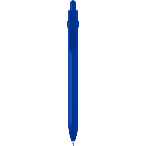 Stylo bille Fidget en plastique recyclé (encre noire) - Bleu royal