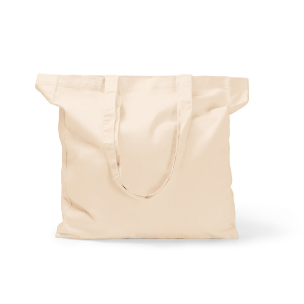 Bolsa de algodón personalizada con fuelle 140 g/m²
