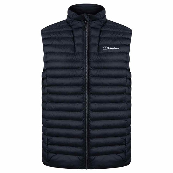 Men's Vaskye Syn Vest - Schwarz/Schwarz - L