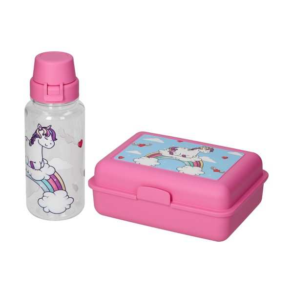 Schulset "Kids" - Pink / Transparent