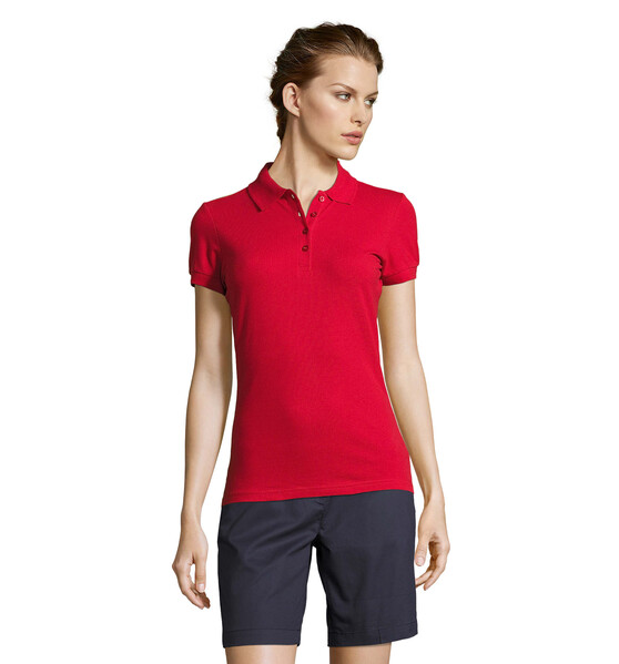 PEOPLE POLO SENHORA 210g - VermelhoXL