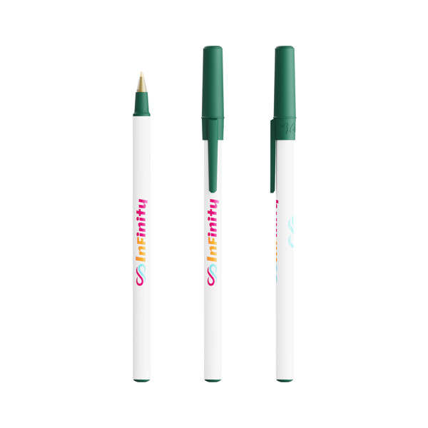 Stylo-bille BIC® Round Stic - Vert Foncé