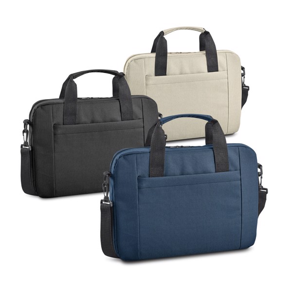 METZ. 15'6" Laptop briefcase in 600D - Black