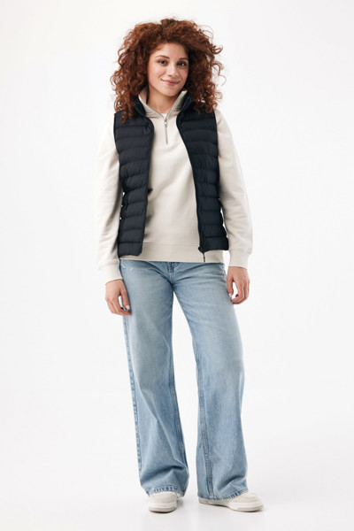 Iqoniq Meru ženski telovnik, recikliran poliester - Črna / L