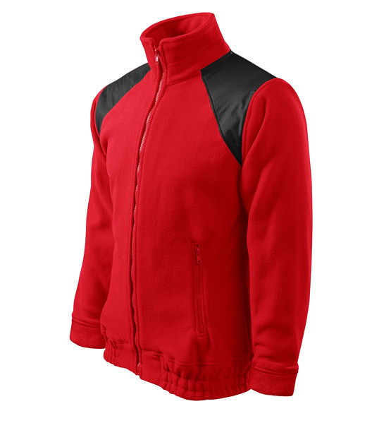 Fleece Unisex Rimeck® Jacket Hi-Q - Červená 07 (Brand Label) / M