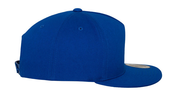 Classic 5 Panel Snapback - White / ONE SIZE