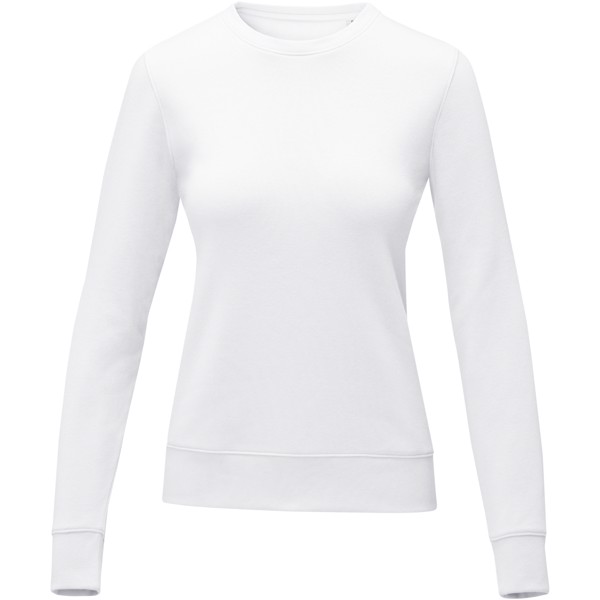 Zenon women’s crewneck sweater - White / L
