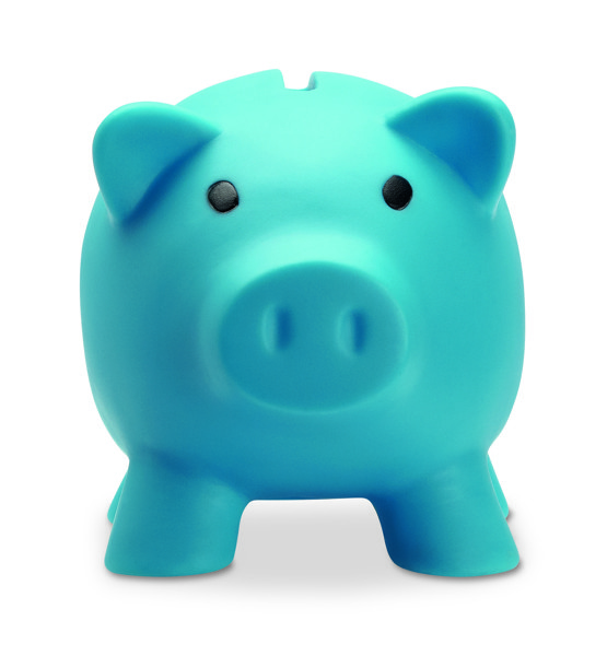 Tirelire Softco - Turquoise