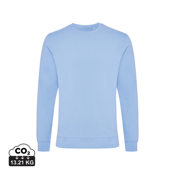 Mikina Iqoniq Zion z recykl. bavlny - Sky Blue / XXL
